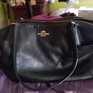 Leather Coach purse